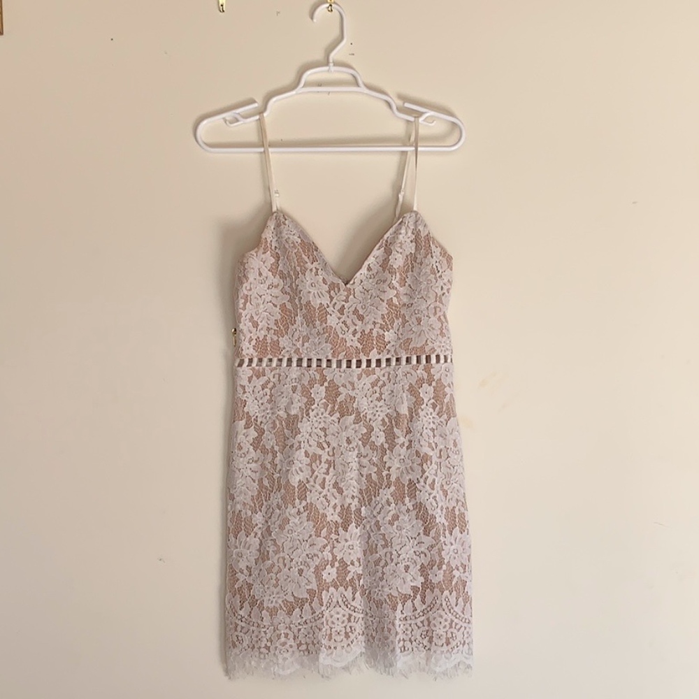 White Lace and TanDress